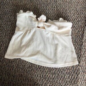 Princess Polly strapless knotted top US 4